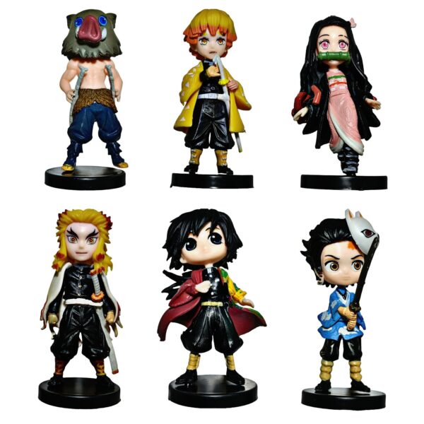 Figuras Set x6 Demon Slayer 04