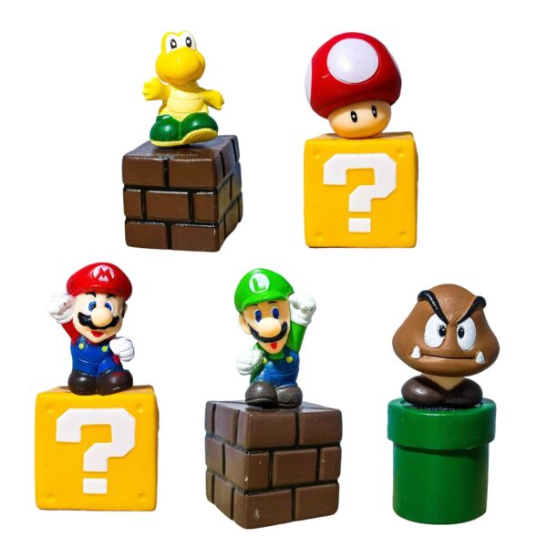 Figuras Set x5 Mario Bros 01